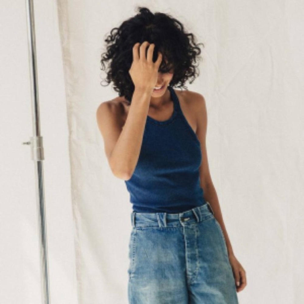Imogene and Willie vintage distressed racerback tank top
